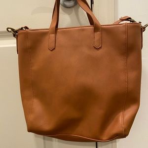 Faux Leather Cross Body Bag